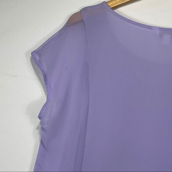 Charming Charlie Purple Women's Blouse - Picture 9 of 10